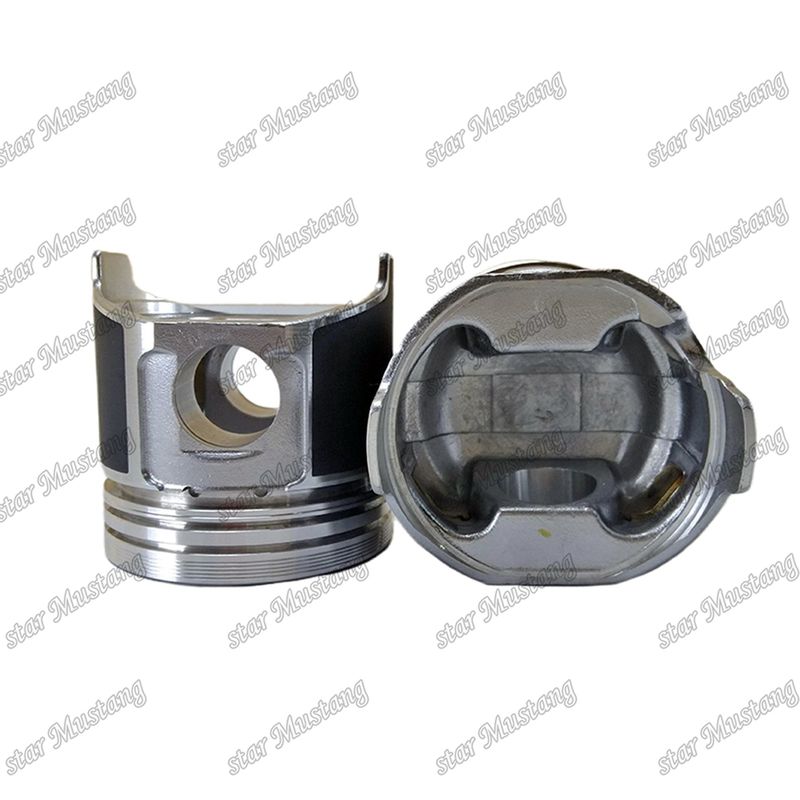 Piston S4D84E-5 4TNV84 Tinggi 84mm Kamar pembakaran Ukuran 41.3mm 129508-22080 Untuk bagian perbaikan mesin diesel Yanmar
