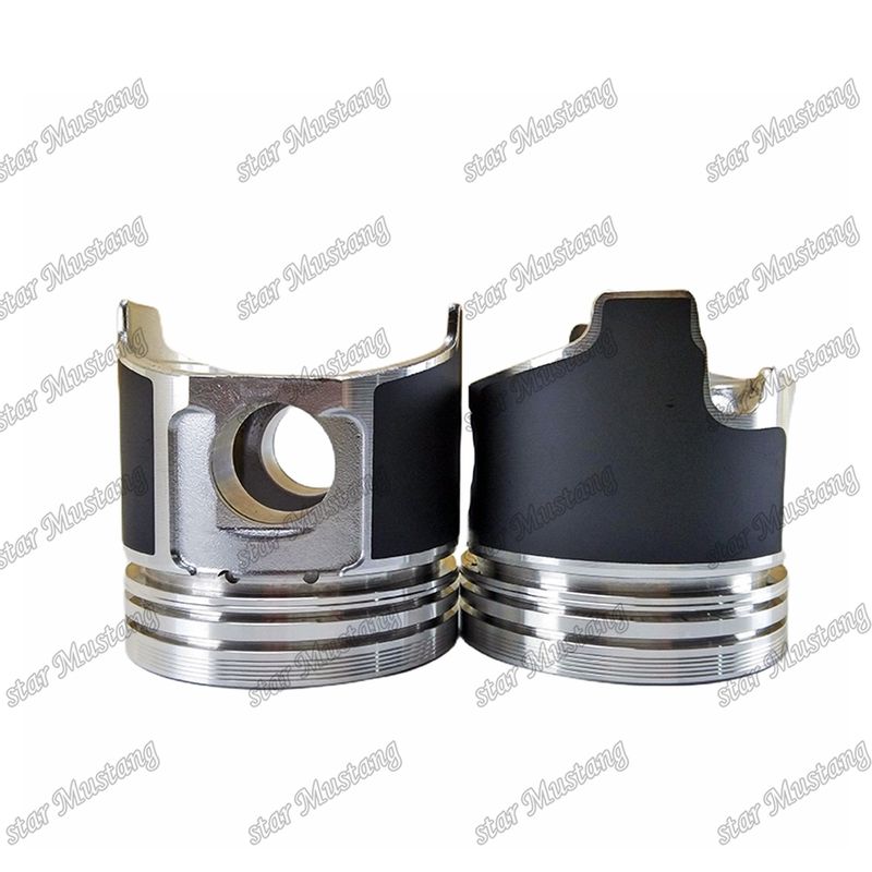 Piston S4D84E-5 4TNV84 Tinggi 84mm Kamar pembakaran Ukuran 41.3mm 129508-22080 Untuk bagian perbaikan mesin diesel Yanmar