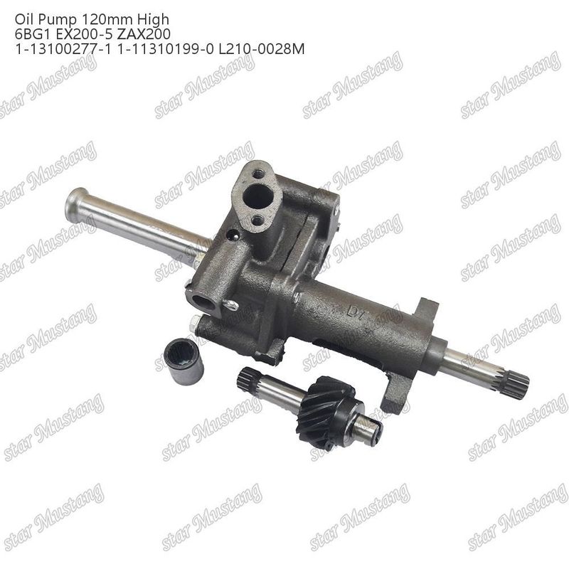 Pompa minyak 6BG1 120mm Tinggi EX200-5 ZAX200 1-13100277-1 1-13100204-1 Untuk suku cadang mesin Isuzu