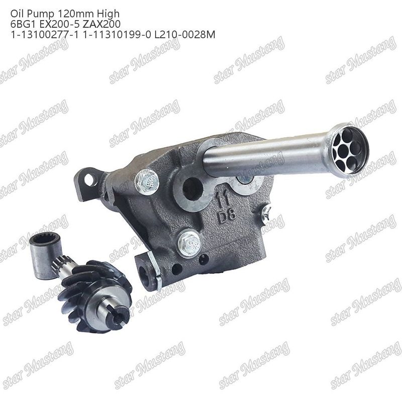 Pompa minyak 6BG1 120mm Tinggi EX200-5 ZAX200 1-13100277-1 1-13100204-1 Untuk suku cadang mesin Isuzu