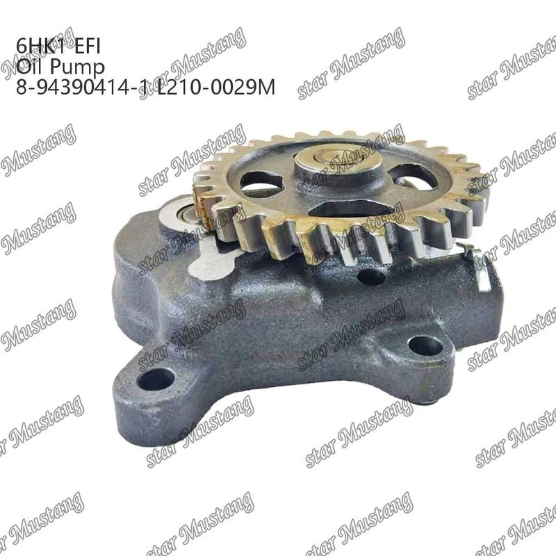 Pompa minyak 6HK1 EFI ZAX350 8-94390414-1 L210-0029M Untuk suku cadang mesin Isuzu