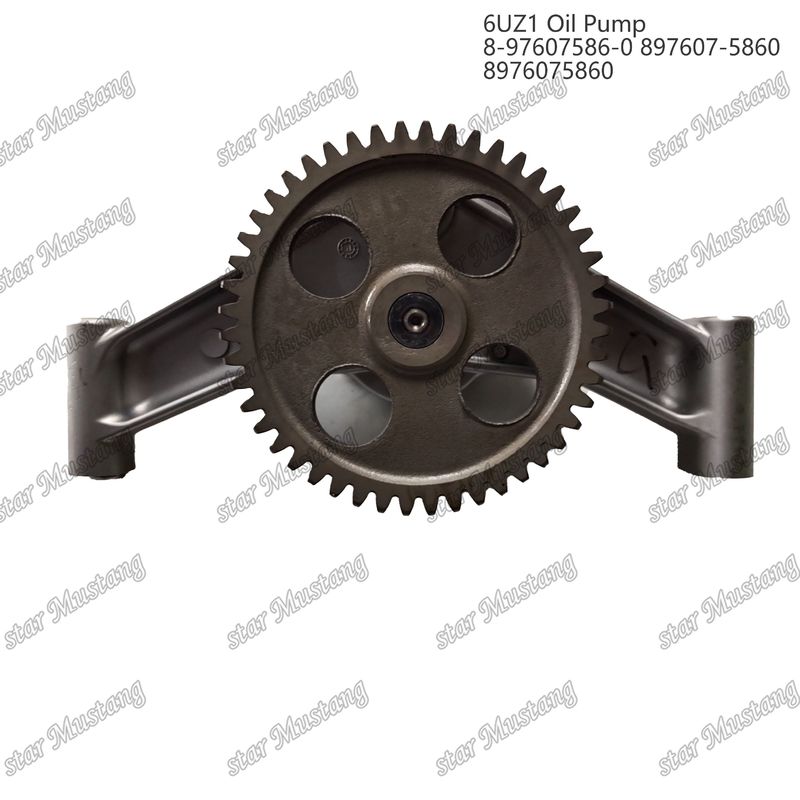 Pompa minyak 6UZ1 8-97607586-0 897607-5860 8976075860 Untuk suku cadang mesin Isuzu