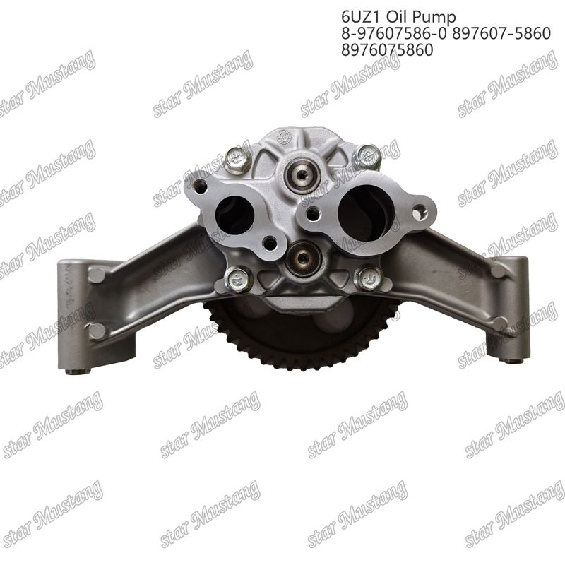 Pompa minyak 6UZ1 8-97607586-0 897607-5860 8976075860 Untuk suku cadang mesin Isuzu