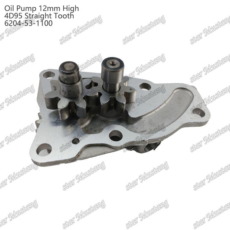 Pompa Minyak 4D95 12mm Tinggi lurus gigi 6204-53-1100 Untuk suku cadang mesin Isuzu