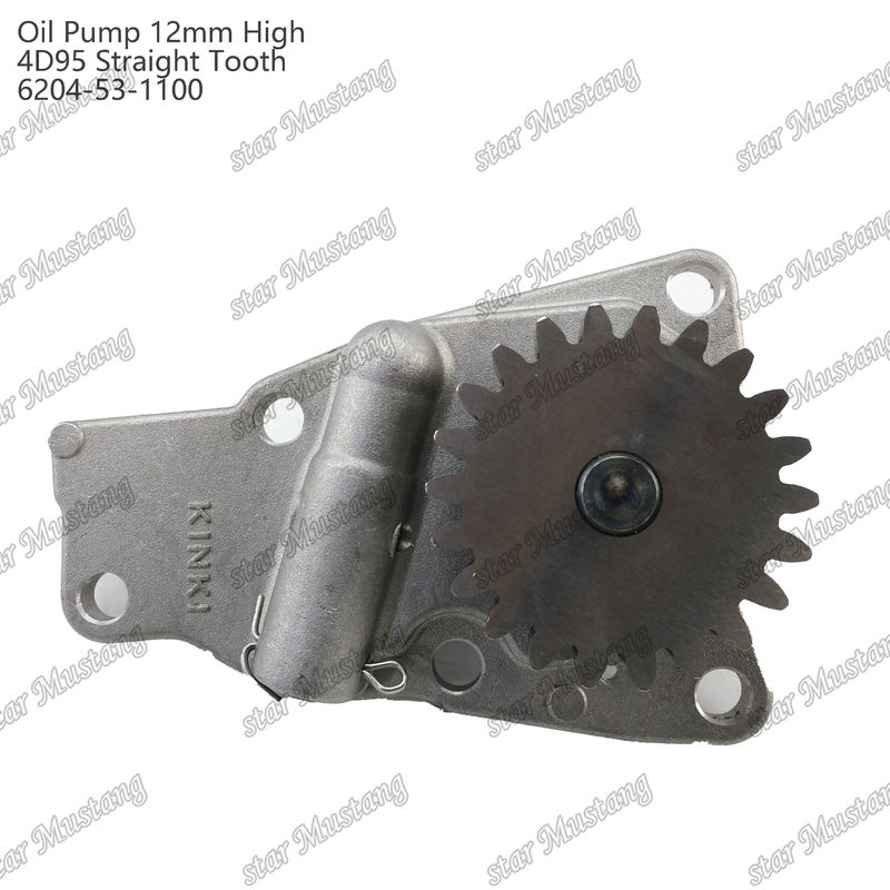 Pompa Minyak 4D95 12mm Tinggi lurus gigi 6204-53-1100 Untuk suku cadang mesin Isuzu