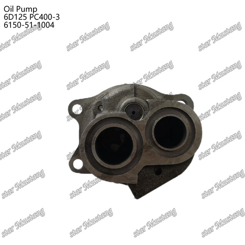 Pompa minyak 6D125 PC400-3 Flat 6150-51-1004 Untuk suku cadang mesin Kumatsu