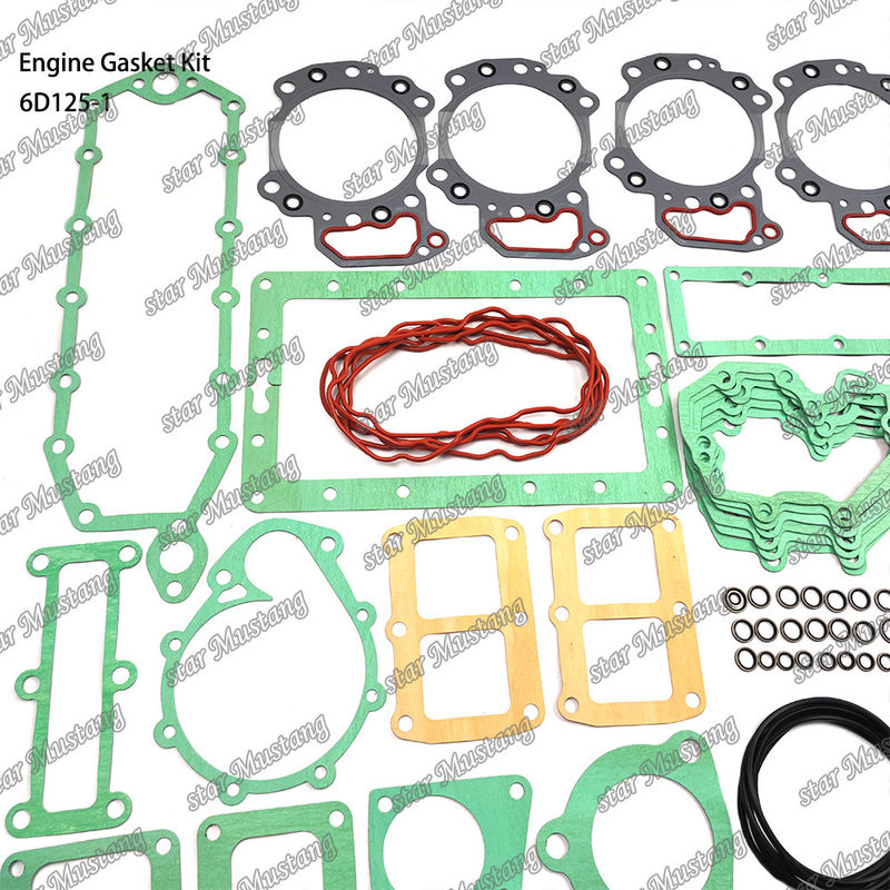 Kit Gasket Lengkap 6D125-1 Set Gasket Untuk Bagian Perbaikan Mesin Diesel Komatsu