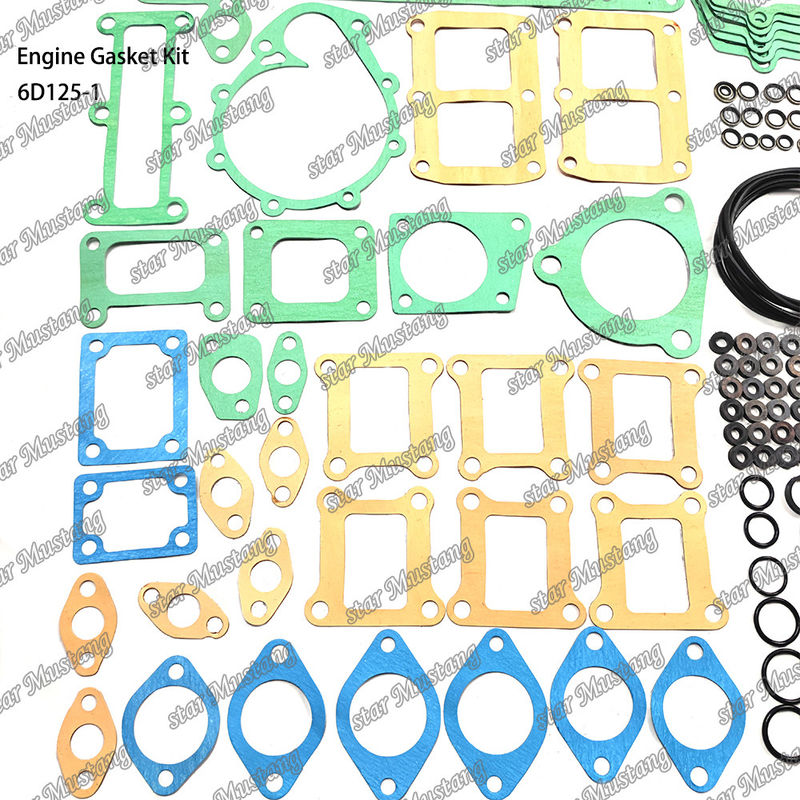 Kit Gasket Lengkap 6D125-1 Set Gasket Untuk Bagian Perbaikan Mesin Diesel Komatsu