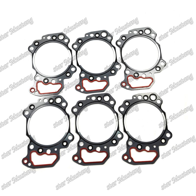 6D125-2 Full Gasket Set 6151-12-1810 6155-K2-9900 Cocok untuk Komatsu