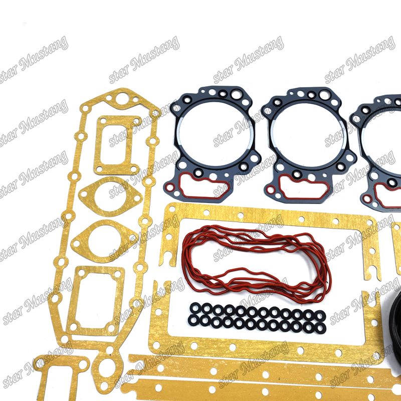 6D125-2 Full Gasket Set 6151-12-1810 6155-K2-9900 Cocok untuk Komatsu