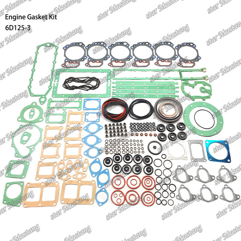 Kit Gasket Lengkap 6D125-3 Set Gasket Untuk Komatsu Diesel Engine Repair Parts