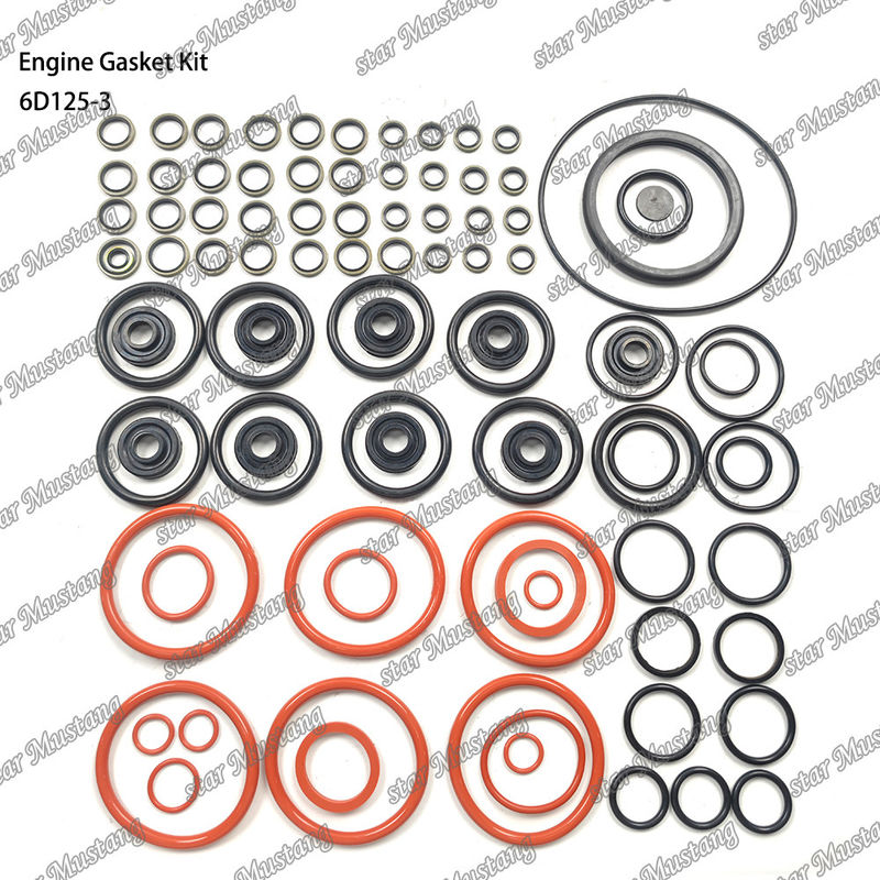 Kit Gasket Lengkap 6D125-3 Set Gasket Untuk Komatsu Diesel Engine Repair Parts
