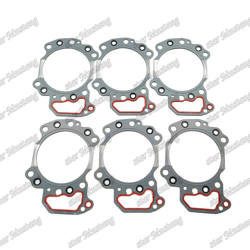 6D125-5 Full Gasket Set 6151-K1-3000 6151-K2-3000 Cocok untuk Komatsu