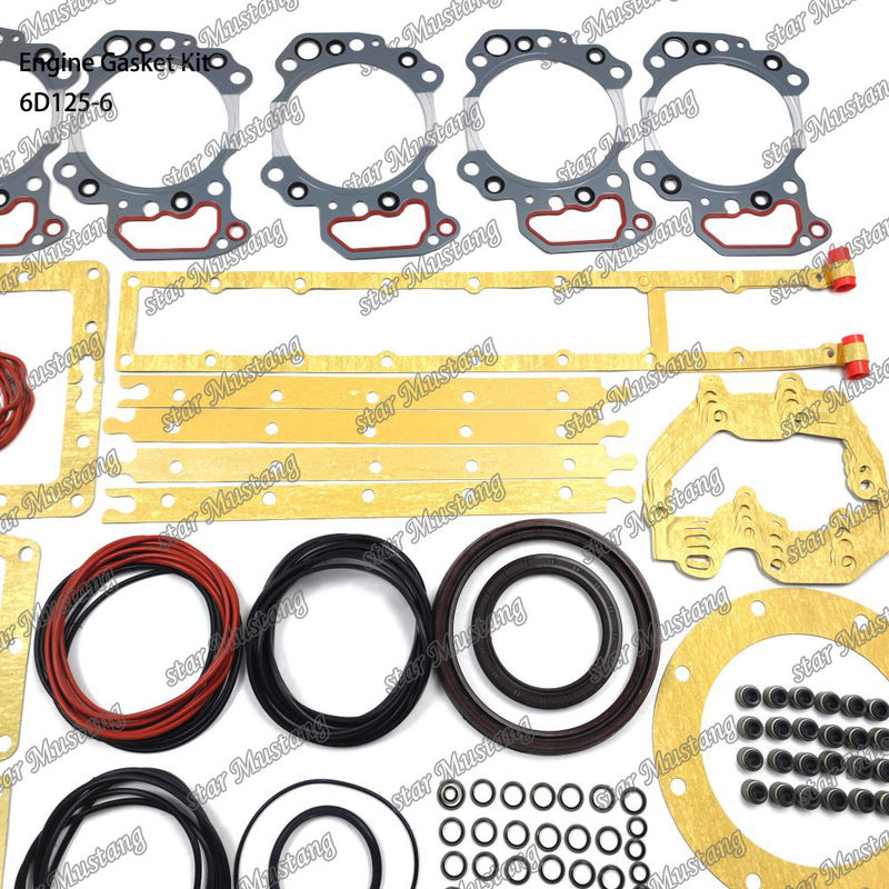 Kit Gasket Lengkap 6D125-6 Set Gasket Untuk Komatsu Diesel Engine Repair Parts