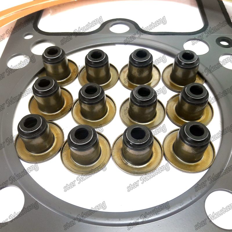 6D155 Full Gasket Set Metal 6128-K1-9901 6128-K2-9901 Cocok untuk Komatsu