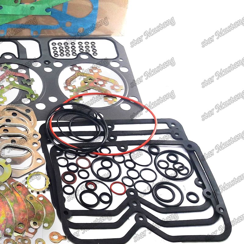 6D155 Full Gasket Set Metal 6128-K1-9901 6128-K2-9901 Cocok untuk Komatsu