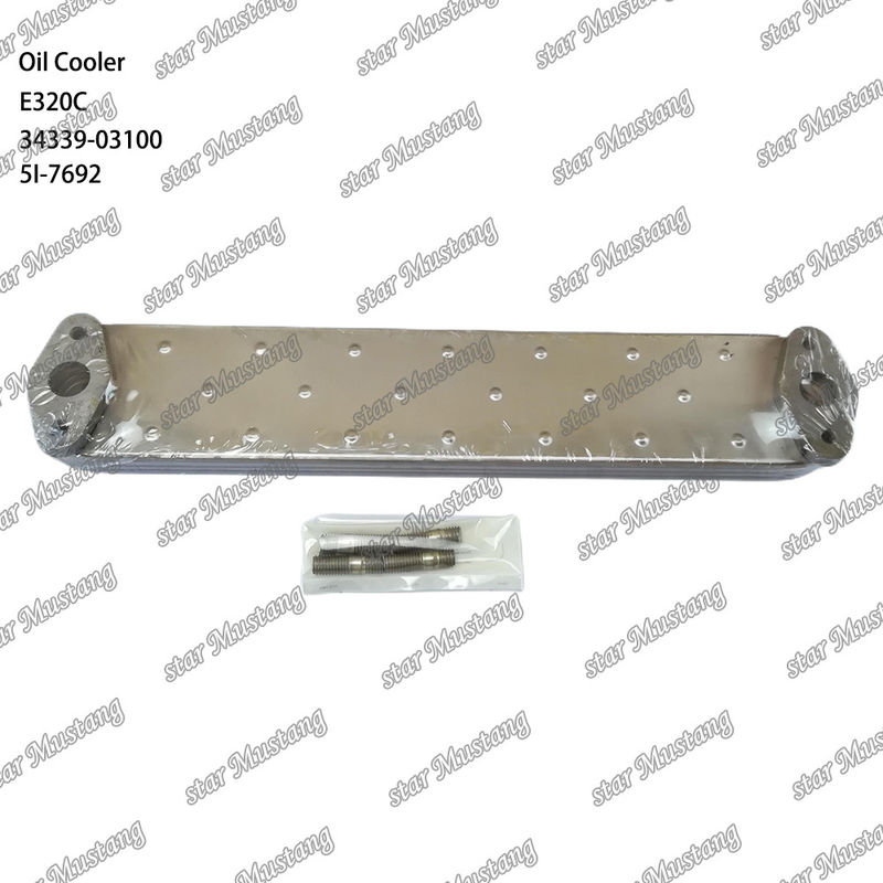 Oil Cooler E320C 4P 34339-03100 5I-7692 Untuk suku cadang mesin Caterpillar