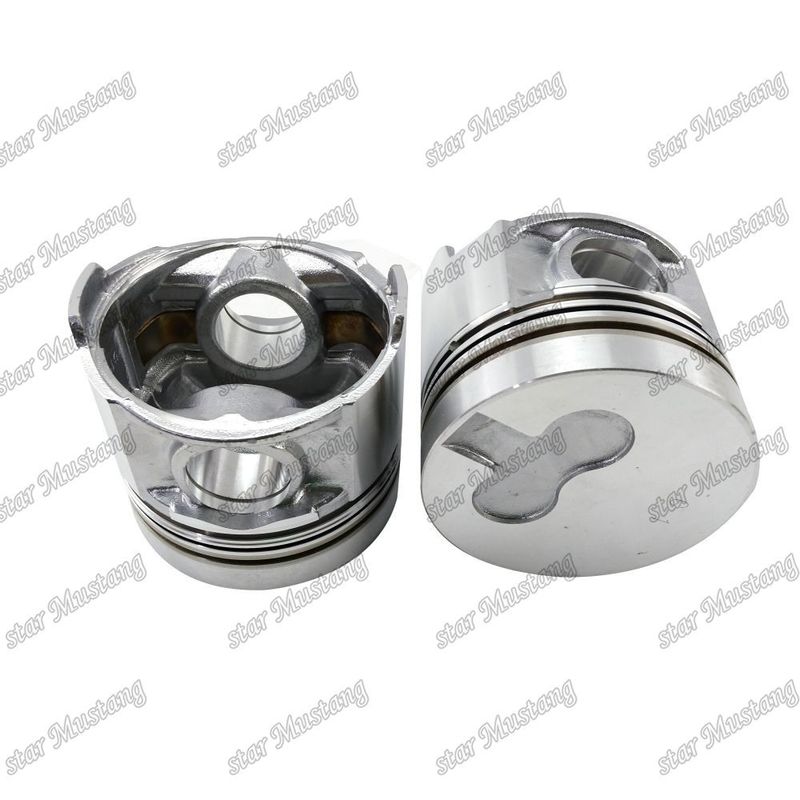 TD27 Mesin Piston Alfin Pin Hole 30mm 12010-6T000 12010-6T010 Untuk suku cadang mesin Nissan