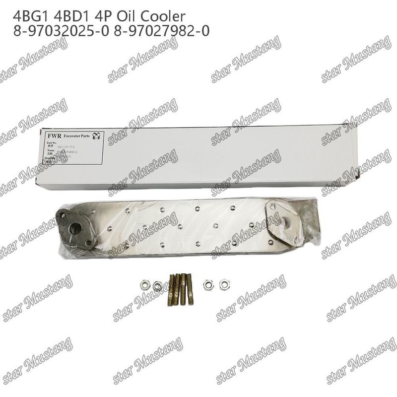 Oil Cooler 4BG1 4BD1 4P 8-97032025-0 8-97027982-0 Untuk suku cadang mesin Isuzu