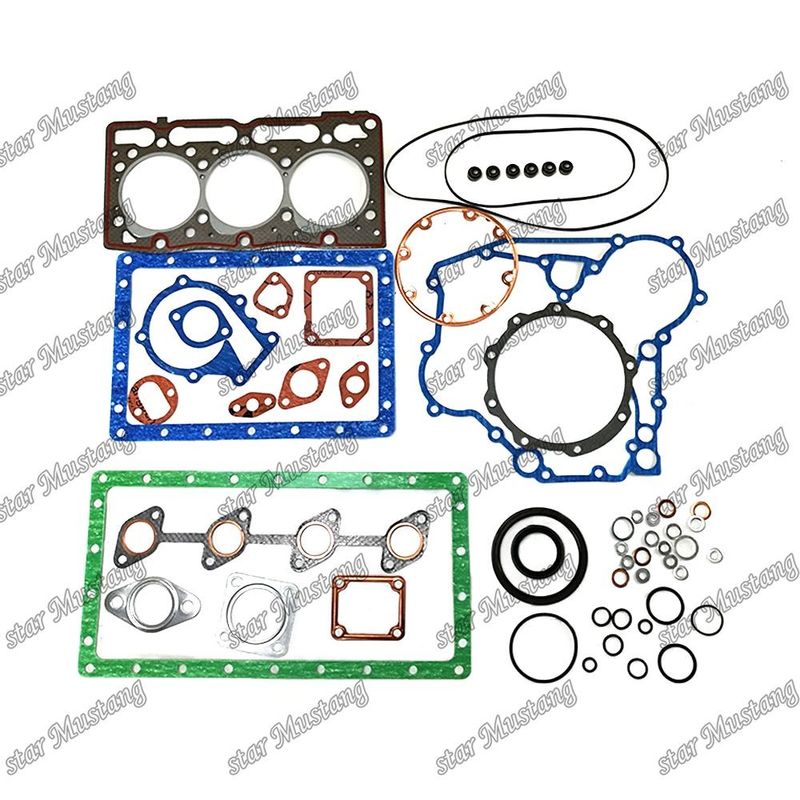 D1005 Full Gasket Set Head Gasket 1G040-03310 atas 1G041-99352 bawah 1G062-99365 cocok untuk Kubota