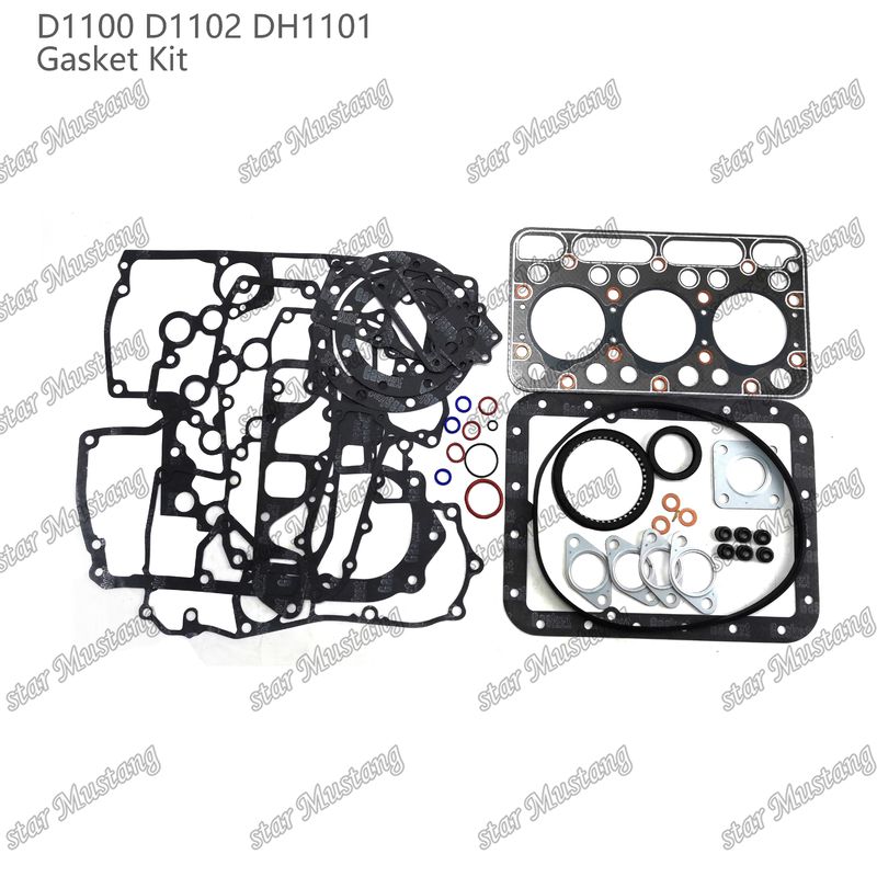 D1100 D1102 DH1101 Full Gasket Set Head Gasket 15354-03310 Atas 07916-24345 Bawah 07916-24980 Cocok untuk Kubota