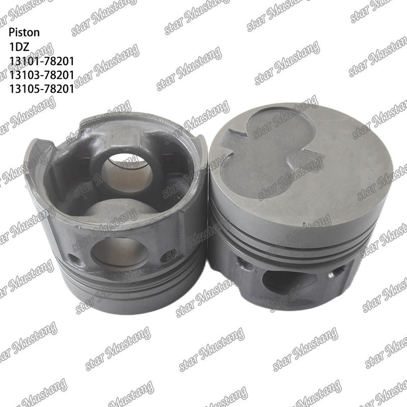 1DZ Piston Mesin 13101-78201 13103-78201 13105-78201 Untuk suku cadang mesin TOYOTA