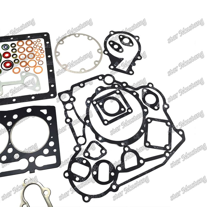 V1505 Full Gasket Set Kepala Gasket Metal 16292-03310 Atas 1G089-99352 Bawah 1G089-99365 Cocok untuk Kubota
