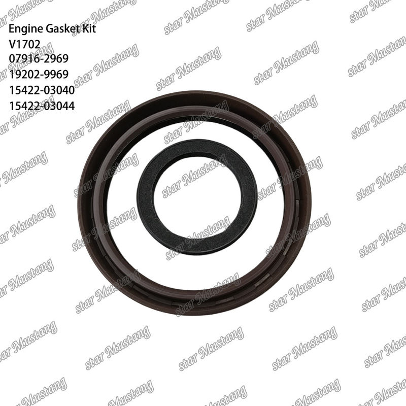 V1702 Set Gasket Lengkap 07916-2969 19202-9969 15422-03040 15422-03044 Cocok untuk Kubota