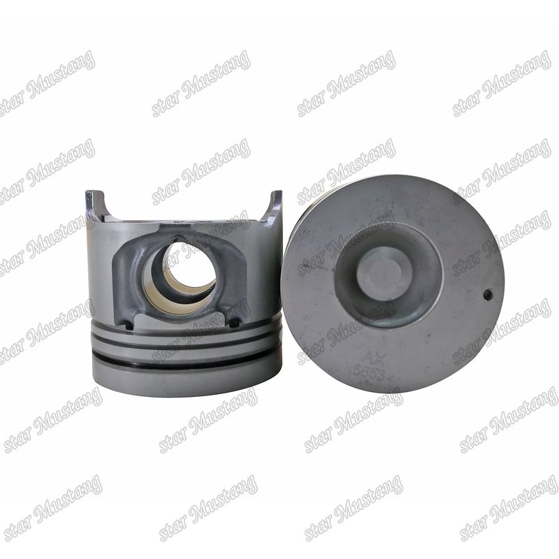 Piston 4JH1 tanpa tanda katup, diperkuat, pendinginan internal 8-97305-585-3 Untuk suku cadang mesin Isuzu