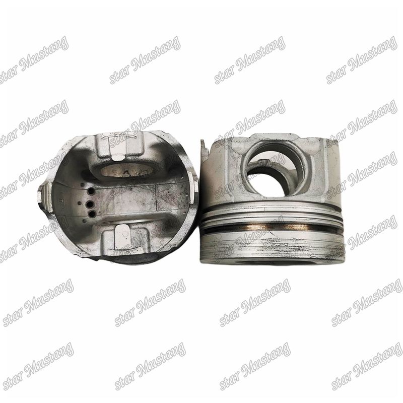Piston 10PD1 Flat bottom 1-12111-804-0 Untuk suku cadang mesin Isuzu