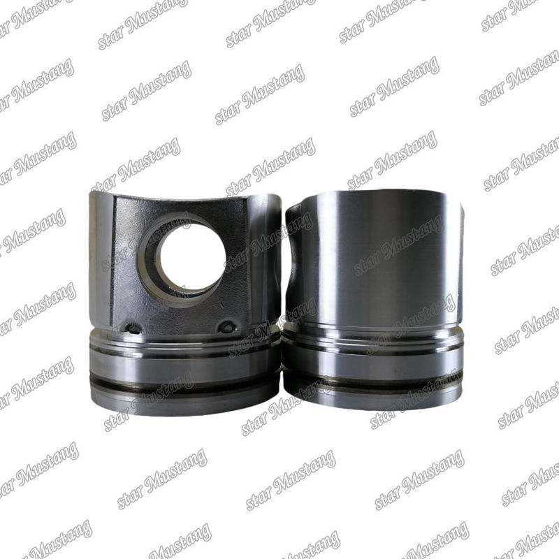 Piston 4D102 6D102 51mm Kamar pembakaran 6735-31-2110 6735-31-2111 6735-31-2140 Untuk suku cadang mesin Kumatsu