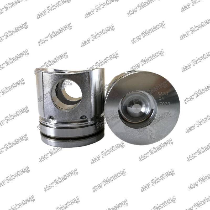 Piston 4D102 6D102 51mm Kamar pembakaran 6735-31-2110 6735-31-2111 6735-31-2140 Untuk suku cadang mesin Kumatsu