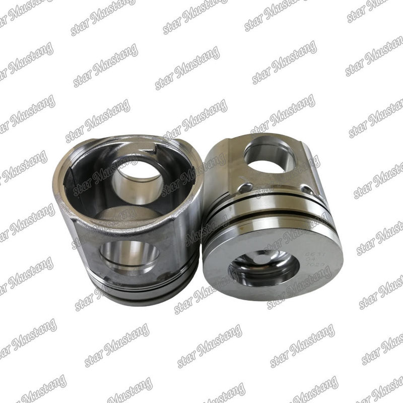 Piston 4D102 6D102 51mm Kamar pembakaran 6735-31-2110 6735-31-2111 6735-31-2140 Untuk suku cadang mesin Kumatsu