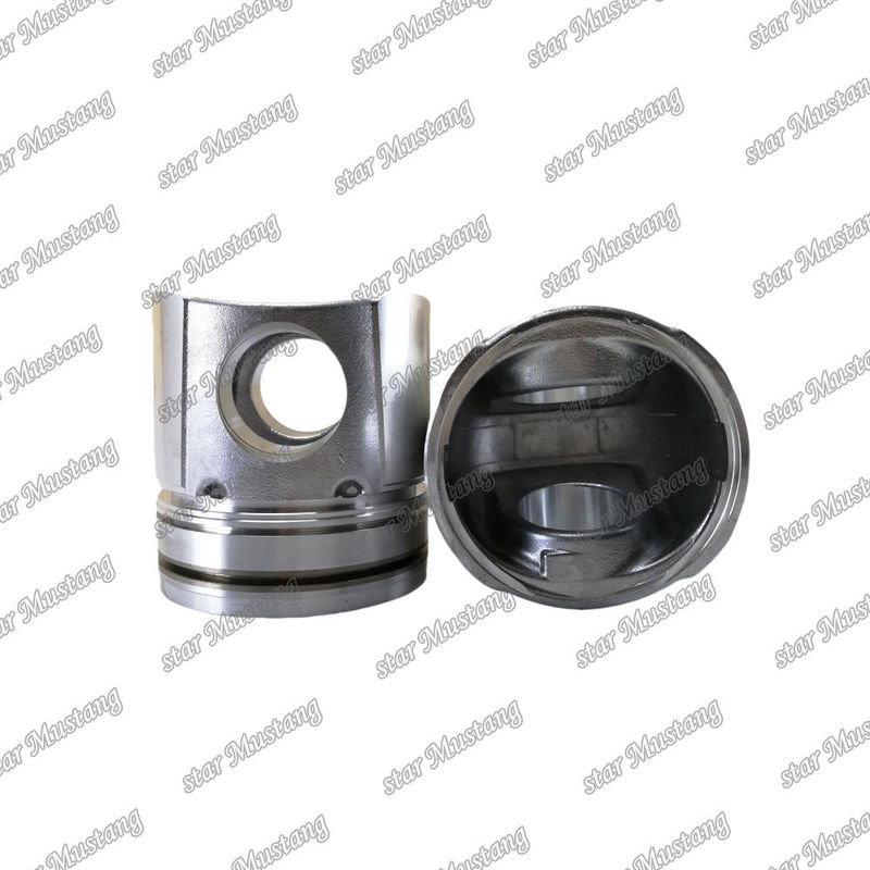 Piston 4D102 6D102 51mm Kamar pembakaran 6735-31-2110 6735-31-2111 6735-31-2140 Untuk suku cadang mesin Kumatsu
