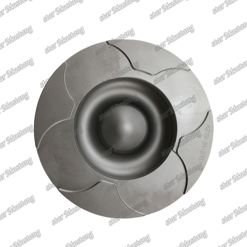 Piston 6D140 S6D140-1 Model yang berlaku Excavator PC650-3 Bulldozer D135-2 D155-3 Untuk suku cadang mesin Kumatsu