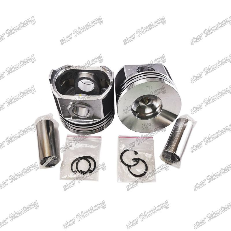 Piston V2403 D1803 C2.4 Kamar pembakaran 42mm 1G831-2111 1G831-21110 Untuk suku cadang mesin Kubota