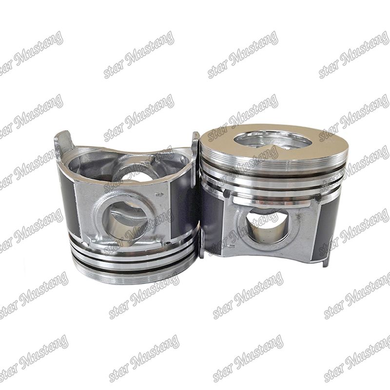 Piston V2607 CR Kamar pembakaran 45,5mm 1J700-21110 Untuk suku cadang mesin Kubota