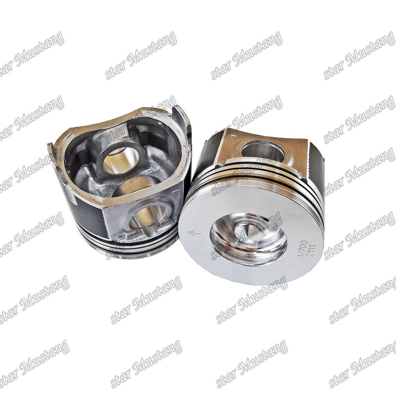 Piston V2607 CR Kamar pembakaran 45,5mm 1J700-21110 Untuk suku cadang mesin Kubota