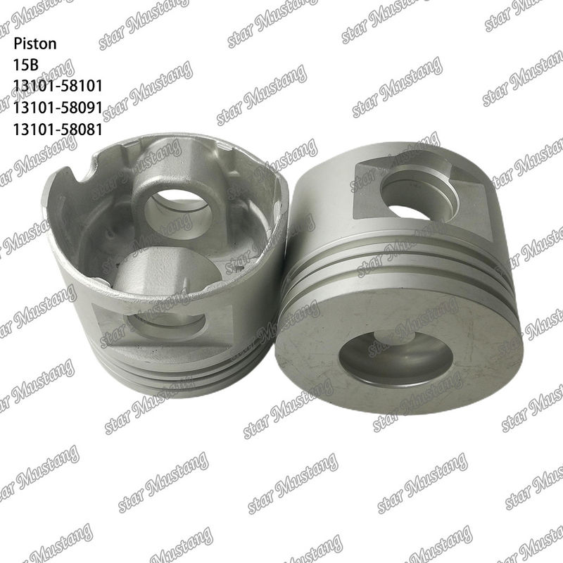 15B Piston Mesin 13101-58101 13101-58091 13101-58081 Untuk suku cadang mesin TOYOTA