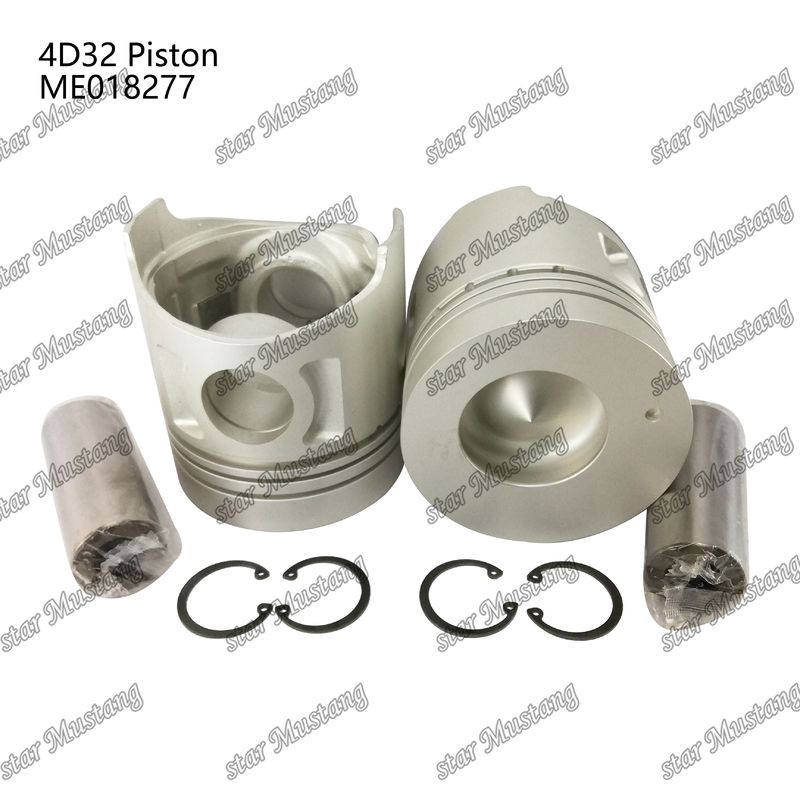 Piston 4D32 Kamar pembakaran 52mm Tinggi 112.3mm ME018277 Untuk suku cadang mesin Mitsubishi