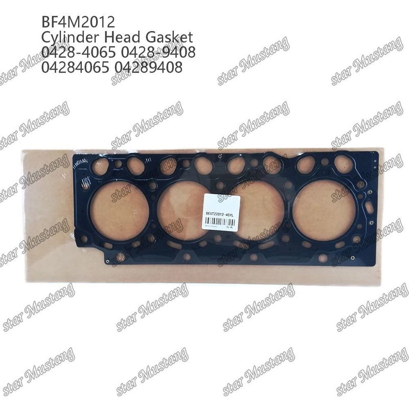 Gasket kepala silinder BF4M2012 Logam 0428-4065 0428-9408 04284065 04289 Untuk suku cadang mesin Deutz