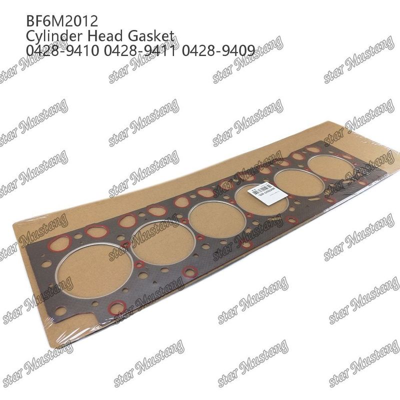Gasket kepala silinder BF6M2012 Asbes 0428-9410 0428-9411 0428-9409 Untuk suku cadang mesin Deutz