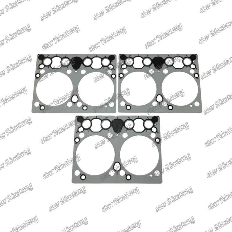 Gasket kepala silinder DE08 hitam karet cor baik Untuk Deutz Mesin suku cadang