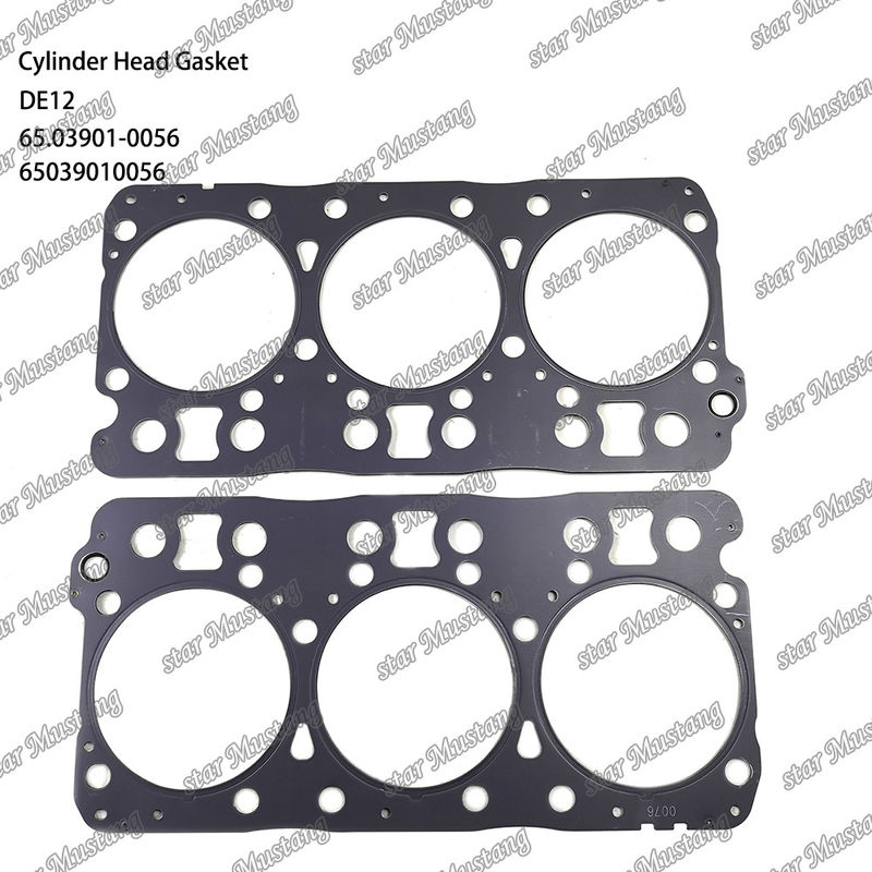 Gasket kepala silinder DE12 Logam 65.03901-0056 65039010056 Untuk suku cadang mesin Deutz