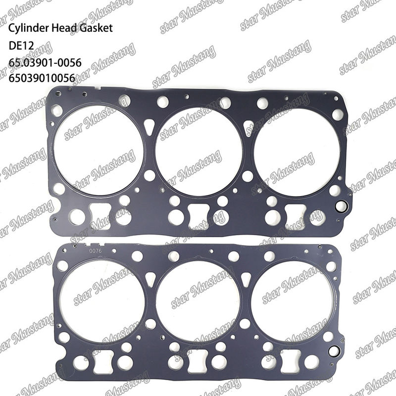 Gasket kepala silinder DE12 Logam 65.03901-0056 65039010056 Untuk suku cadang mesin Deutz