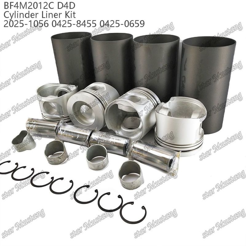 Kit Piston Mesin untuk Kendaraan Berat BF4M2012C D4D 2025-1056 0425-8455 0425-0659