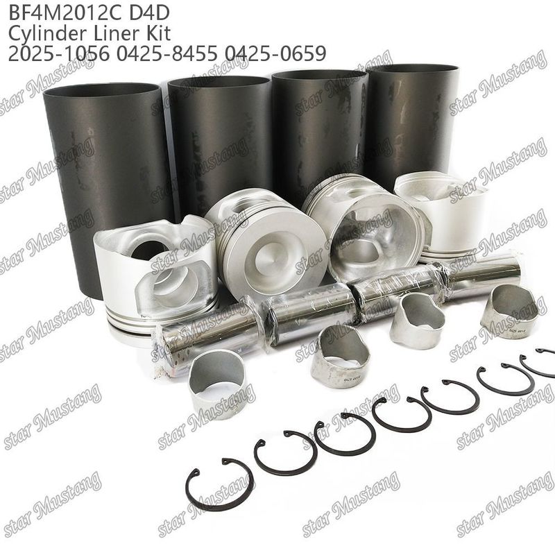 Kit Piston Mesin untuk Kendaraan Berat BF4M2012C D4D 2025-1056 0425-8455 0425-0659