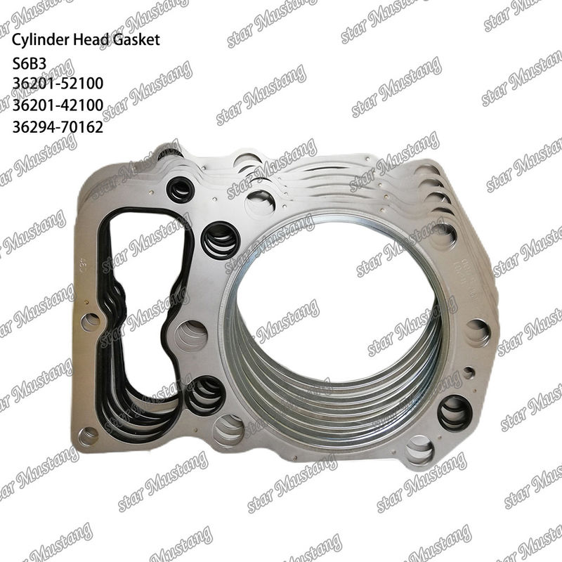 S6B3 Gasket Kepala Silinder 36201-52100 36201-42100 36294-70162 Untuk Mesin Mitsubishi