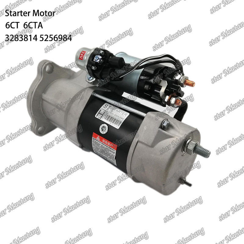 6CT 6CTA Motor Starter Motor 24V 12T 3283814 3415537 5256984 Untuk suku cadang mesin CUMMINS