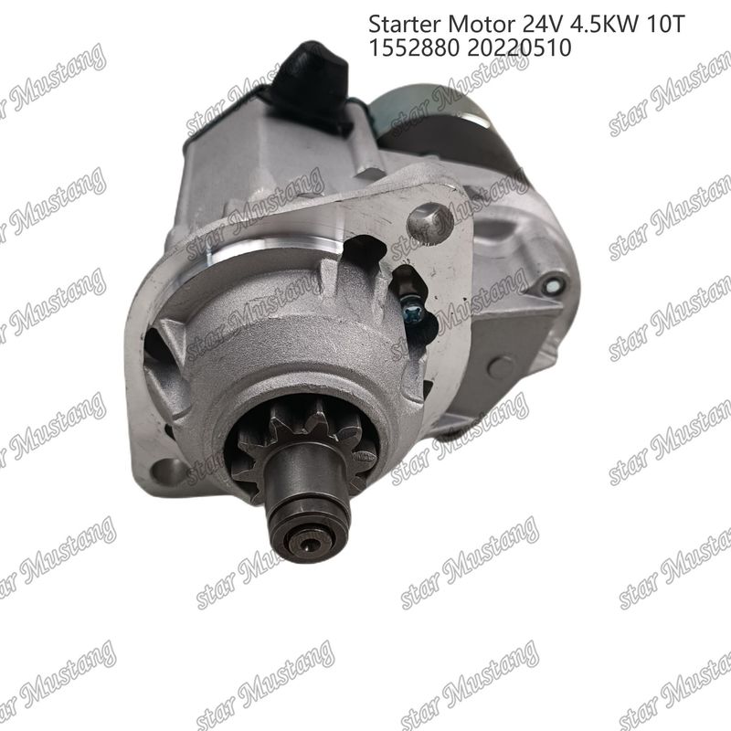 1552880 Motor starter motor 24V 4.5KW 10T 20220510 Untuk CUMMINS mesin suku cadang